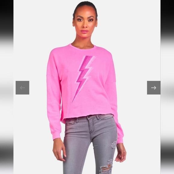 Lauren Moshi Lee X Lightening Bolt sweatshirt - Picture 3 of 12